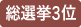 総選挙3位
